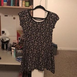 Short Sleeve Floral Dress
